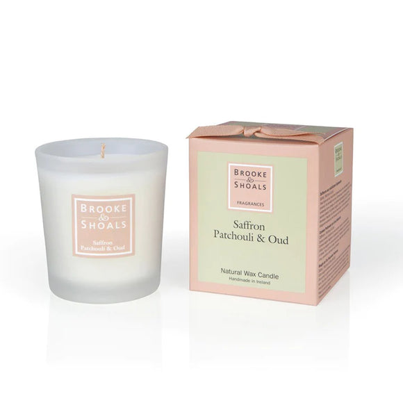 Brooke & Shoals Saffron Patchouli & Oud Scented Candle