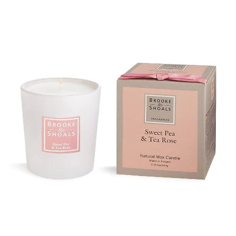 Brooke & Shoals Sweet Pea & Tea Rose Candle