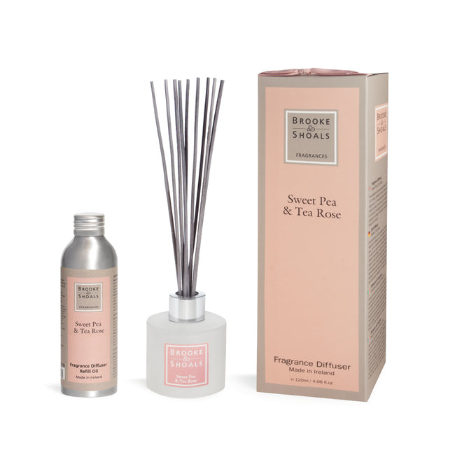 Brooke & Shoals Diffuser Refill - Sweet Pea & Tea Rose