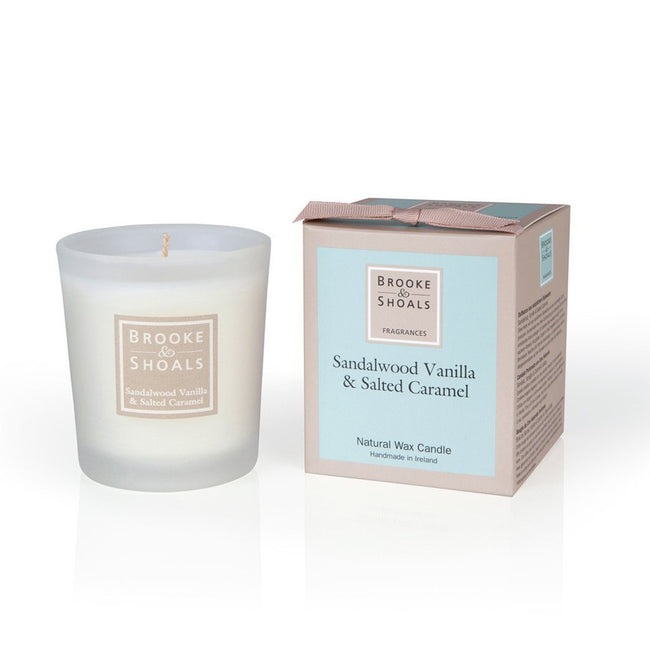 Brooke & Shoals Sandalwood Vanilla & Salted Caramel Candle