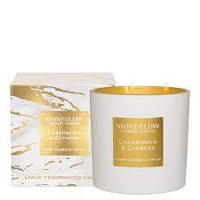 Stoneglow Cedarwood & Cypress Candle