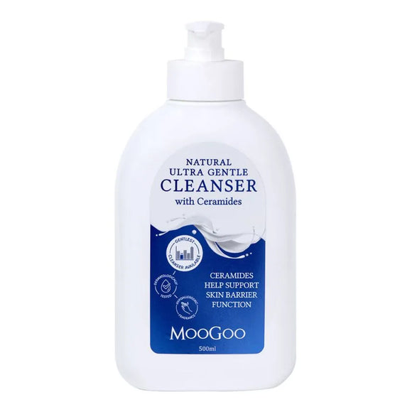 MooGoo Natural Ultra Gentle Cleanser with Ceramides 500ml