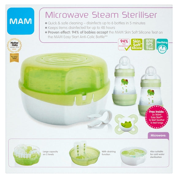Baby Bottles Mam Steriliser Microwave Instructions How To Mam