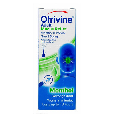 Otrivine® Adult Mucus Relief Menthol Nasal Spray – 10ml