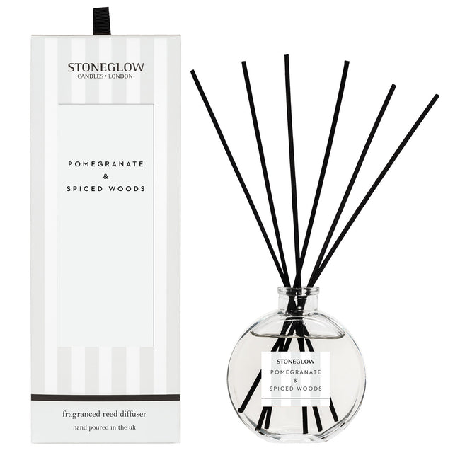 Stoneglow Pomegranate & Spiced Woods Reed Diffuser