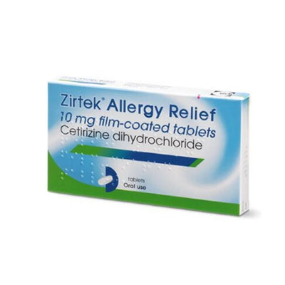 Zirtek Allergy Relief Tablets