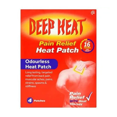 Deep Heat Patches - 4 Pack