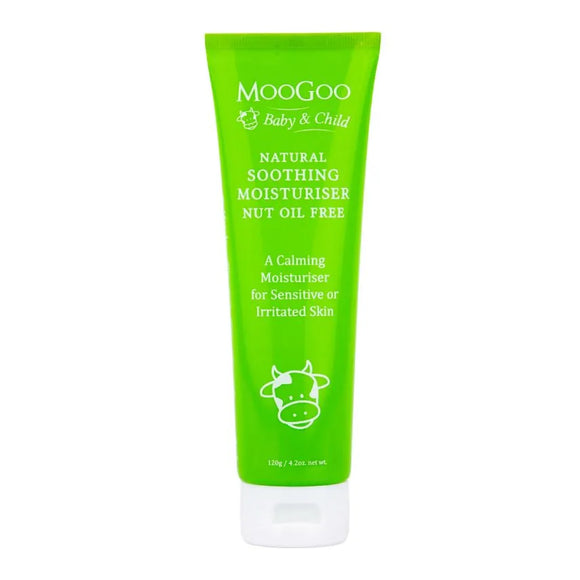 MooGoo Baby And Child Soothing Moisturiser Nut Oil Free 120g