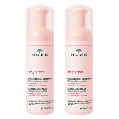 NUXE Very Rose Light Cleansing Foam Duo 2 x 150ml