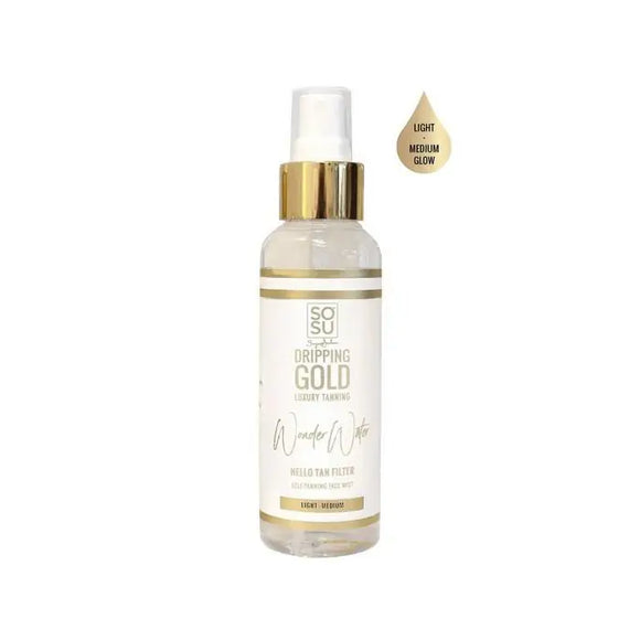 SoSu Dripping Gold Wonder Water Self Tanning Face Mist 125ml